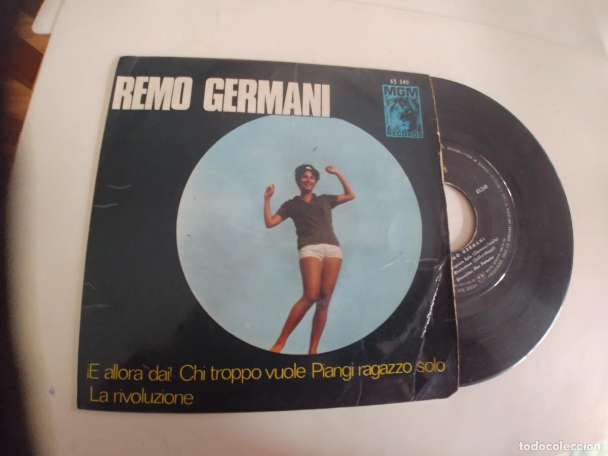 Discos de vinilo: REMO GERMANI-EP E ALLORA DAI +3 - Foto 1