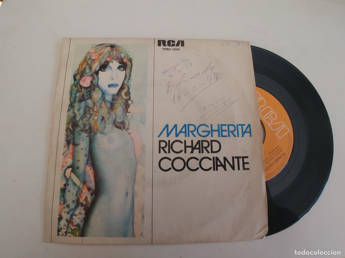 Discos de vinilo: RICHARD COCCIANTE-SINGLE MARGHERITA - Foto 1
