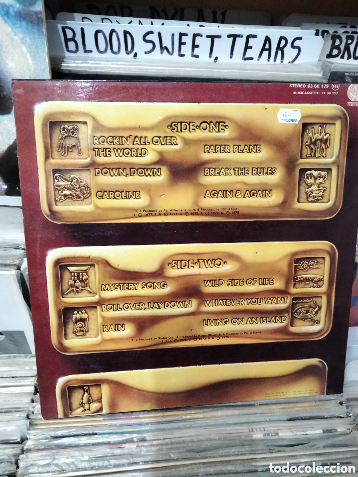 Discos de vinilo: Status Quo 12 gold bars - Foto 2