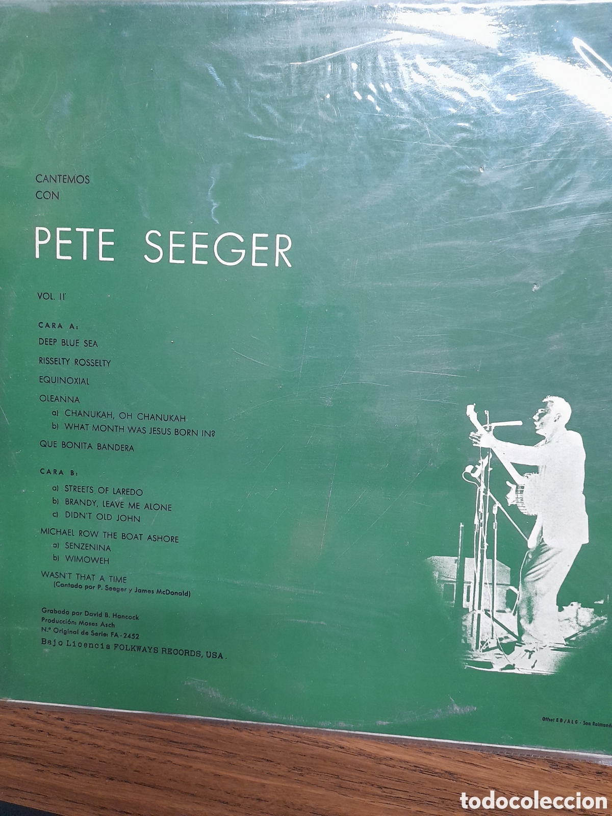 Discos de vinilo: Pete Seeger. Cantemos Con..... - Foto 2