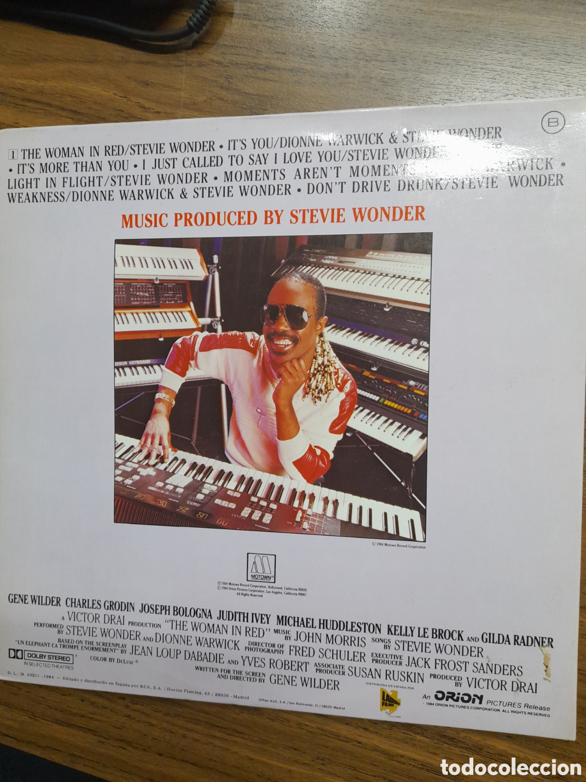 Discos de vinilo: B.S.O. La Mujer de Rojo. Stevie Wonder. - Foto 3