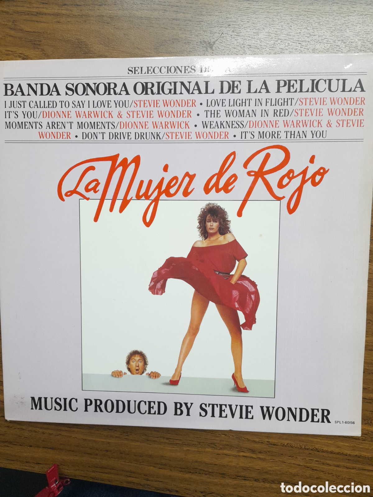 Discos de vinilo: B.S.O. La Mujer de Rojo. Stevie Wonder. - Foto 1