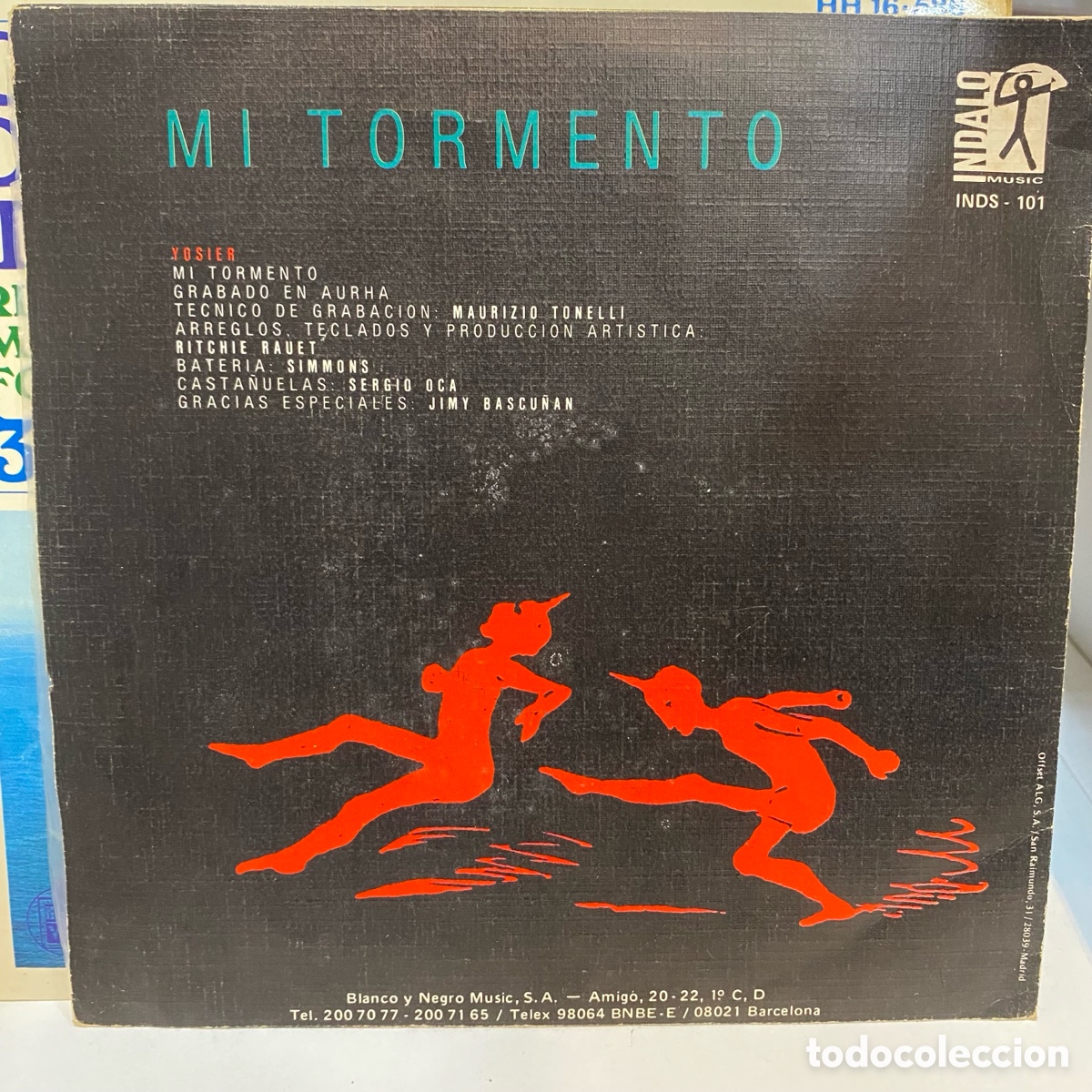 Discos de vinilo: Yosier - Mi Tormento (7&rdquo;) - Foto 2