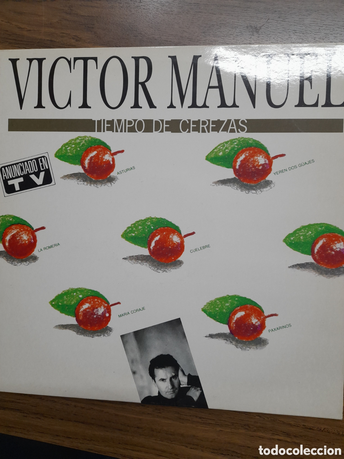 Discos de vinilo: VICTOR MANUEL. Tiempo de cerezas - Foto 1