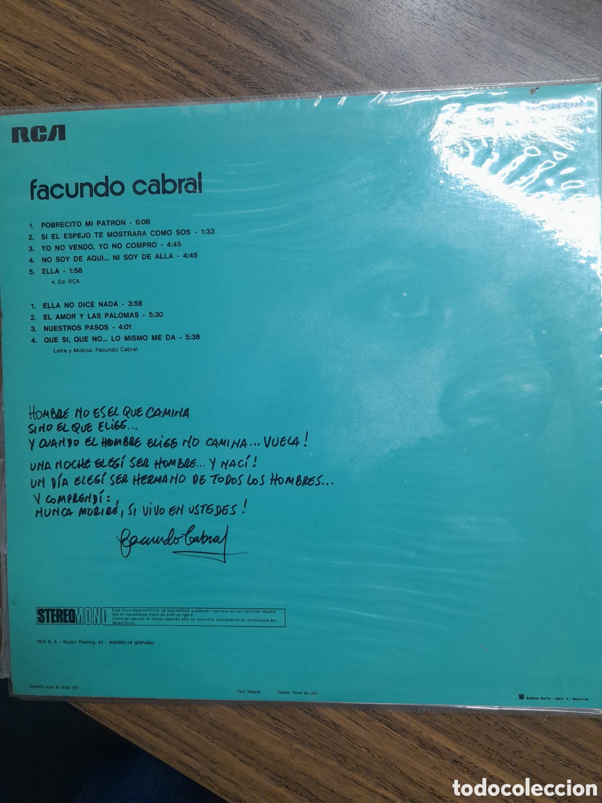 Discos de vinilo: Facundo Cabral. - Foto 2