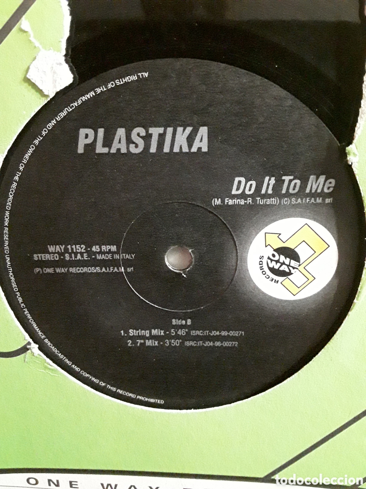 Discos de vinilo: Plastika &ndash; Do It To Me - Foto 3