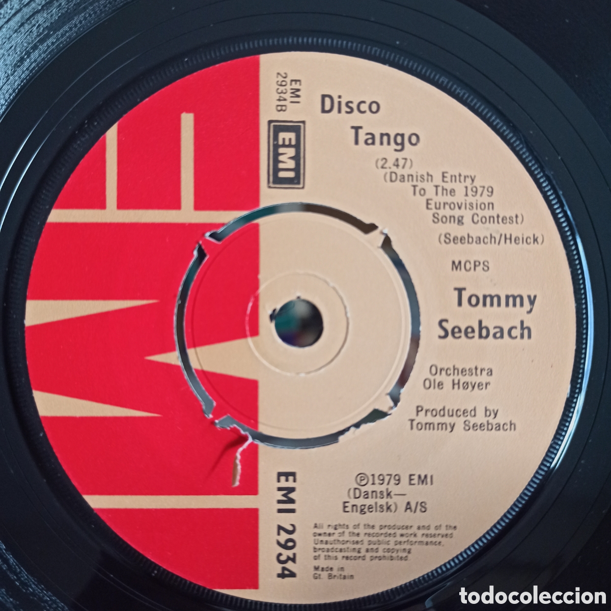 Discos de vinilo: Tommy Seebach &lrm;&ndash; Disco Tango - Foto 1