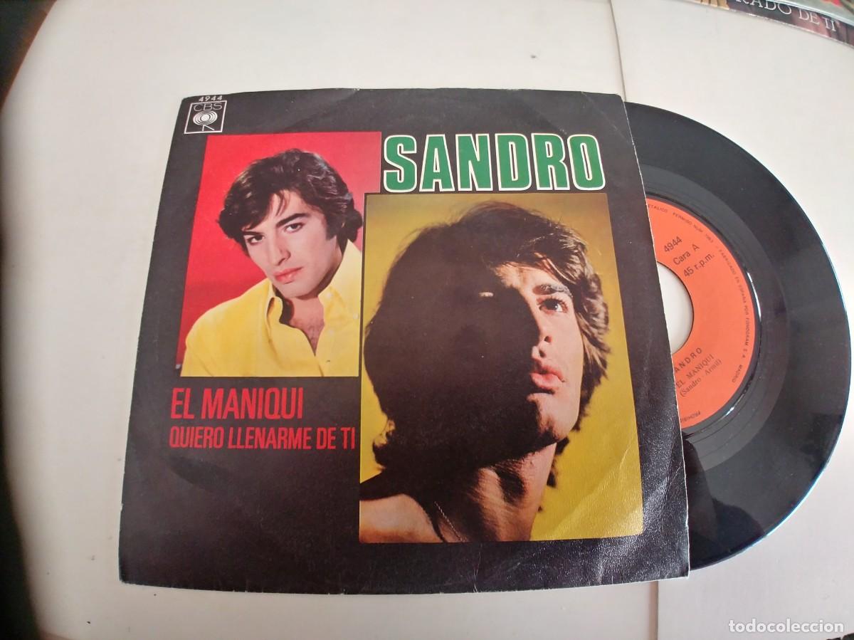 Discos de vinilo: SANDRO-SINGLE EL MANIQUI - Foto 1