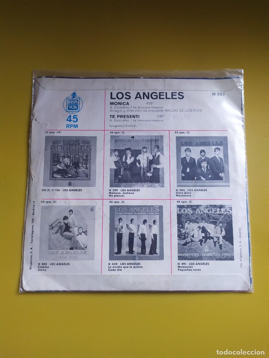 Discos de vinilo: Los &Aacute;ngeles - M&oacute;nica / Te present&iacute; 1970 - Foto 2