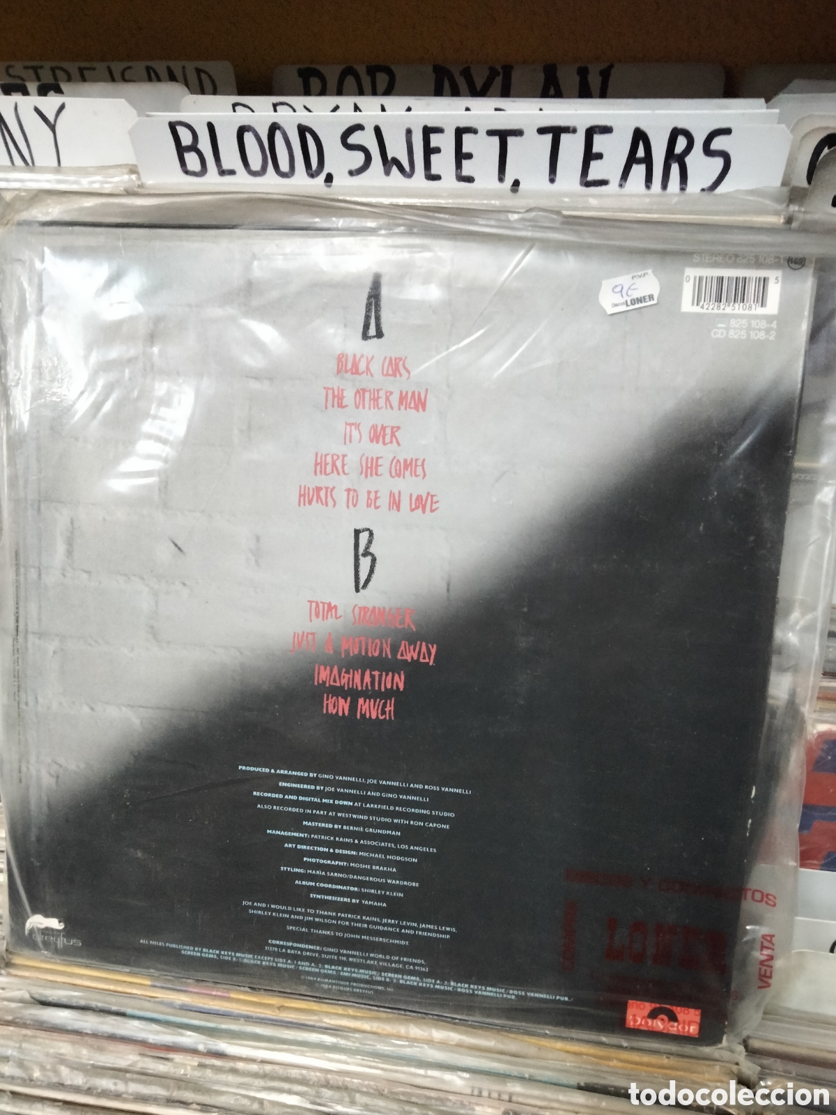 Discos de vinilo: Gino vannelli black cars - Foto 2