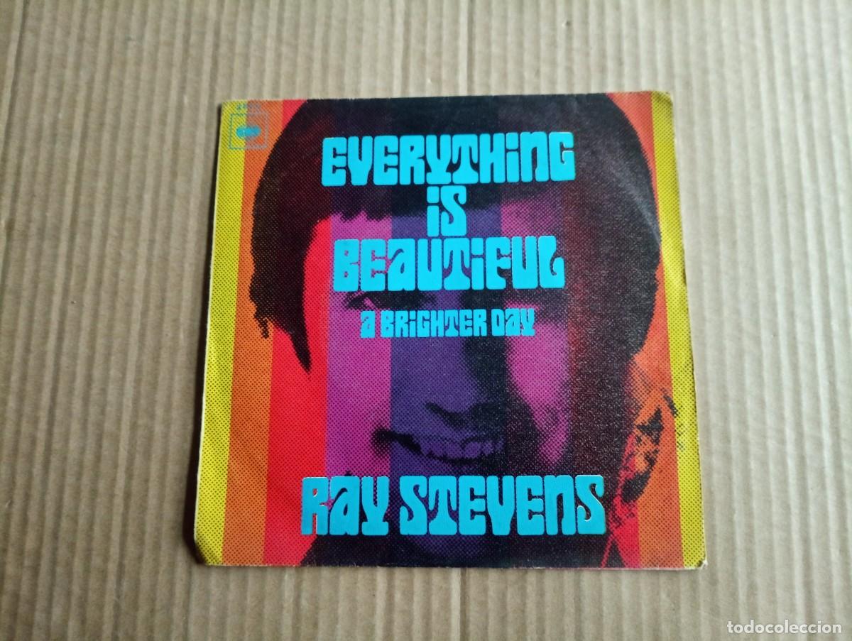 Discos de vinilo: RAY STEVENS - EVERYTHING IS BEAUTIFUL SINGLE 1970 EDICION ESPA&Ntilde;OLA - Foto 1