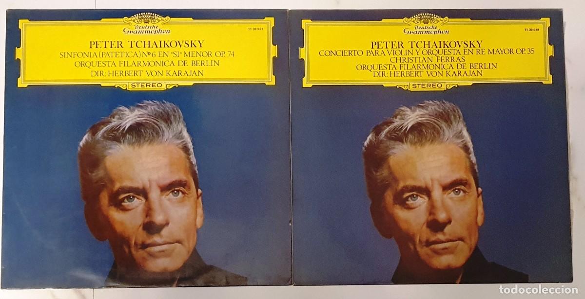 Discos de vinilo: LP PETER TCHAIKOVSKY. DIRECTOR HERERT VON KARAJAN. - Foto 1