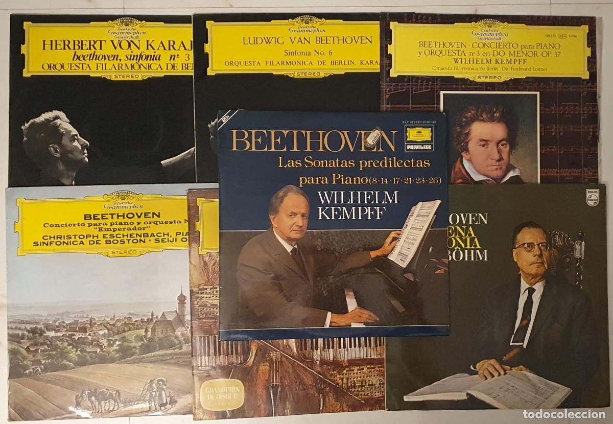 Discos de vinilo: LP BEETHOVEN. 7 DISCOS, 8 LP. - Foto 1