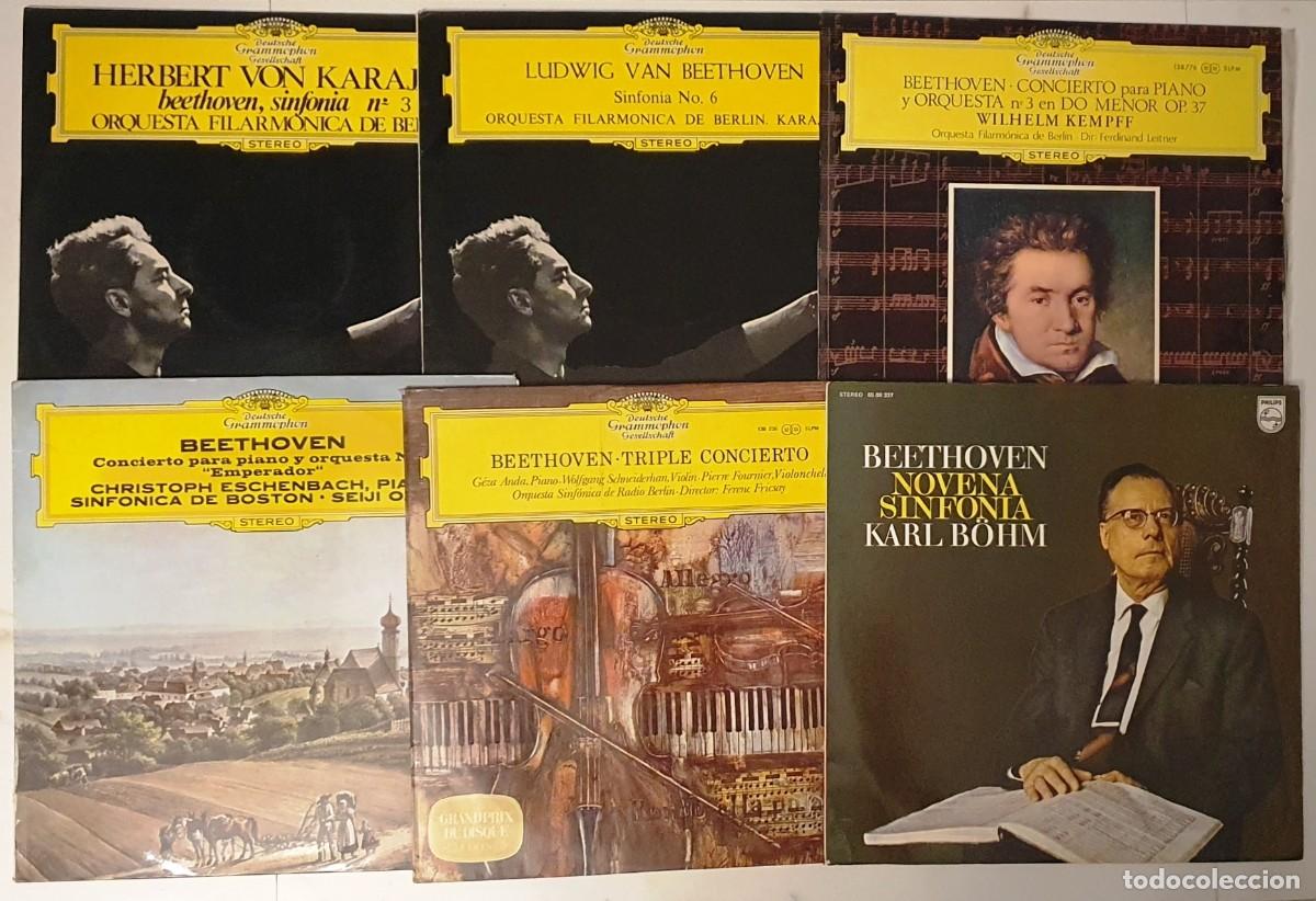 Discos de vinilo: LP BEETHOVEN. 7 DISCOS, 8 LP. - Foto 2