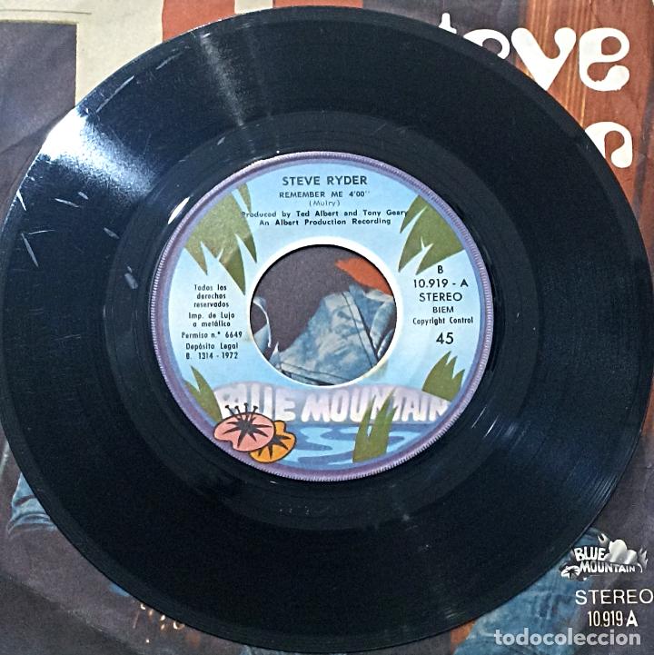 Discos de vinilo: SINGLE STEVE RYDER - AINT IT NICE - BLUE MOUNTAIN MUSIC 1972 - Foto 4