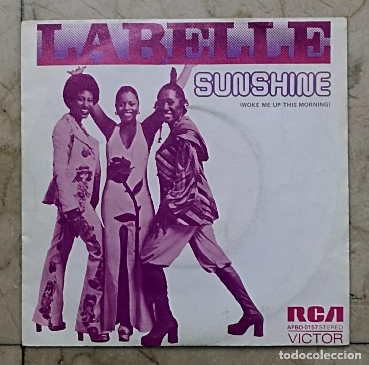 Discos de vinilo: SINGLE LABELLE - SUNSHINE - RCA 1975 - Foto 1