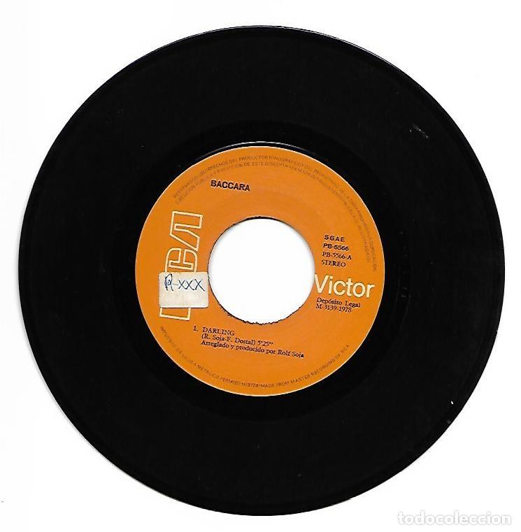 Discos de vinilo: BACCARA - DARLING / NUMBER ONE - RCA 1978 - Foto 2