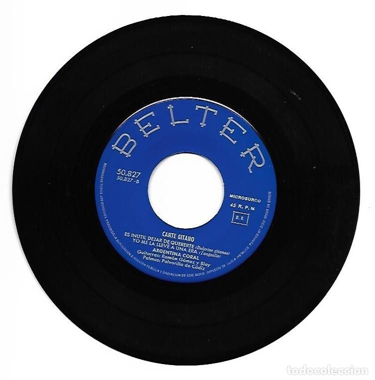 Discos de vinilo: ARGENTINA CORAL - CANTE GITANO - BELTER 1962 - Foto 3