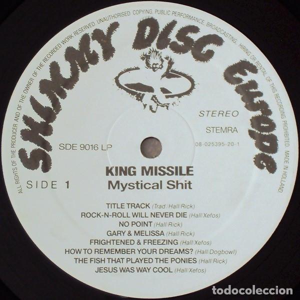 Discos de vinilo: King Missile &ndash; Mystical Shit - Foto 3