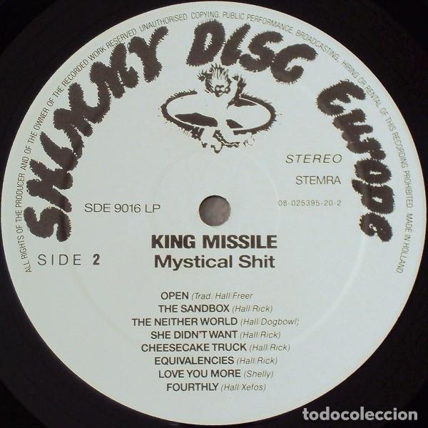 Discos de vinilo: King Missile &ndash; Mystical Shit - Foto 4