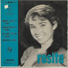 Discos de vinilo: ROSITA - CUANDO LLEGUE LA LLUVIA / PALEMRO SUBE A LA PALMA / +2 - PHILIPS 1958