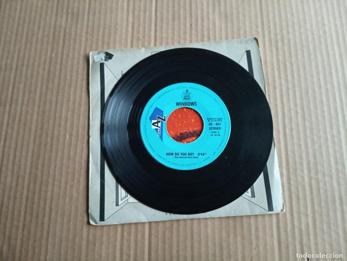 Discos de vinilo: WINDOWS - HOW DO YOU DO ? SINGLE 1972 EDICION ESPA&Ntilde;OLA - Foto 2