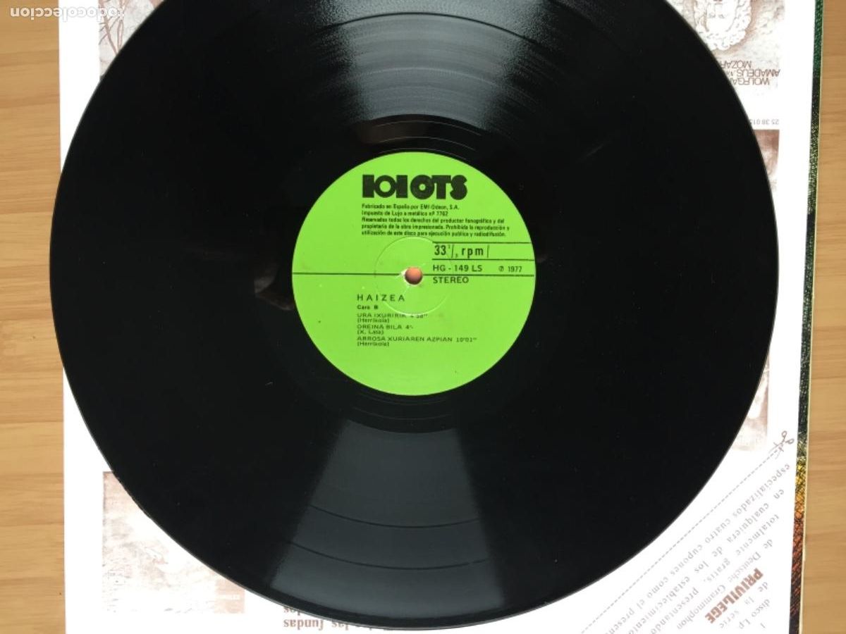 Discos de vinilo: HAIZEA. Haizea. (vinilo lp 1978) - Foto 6