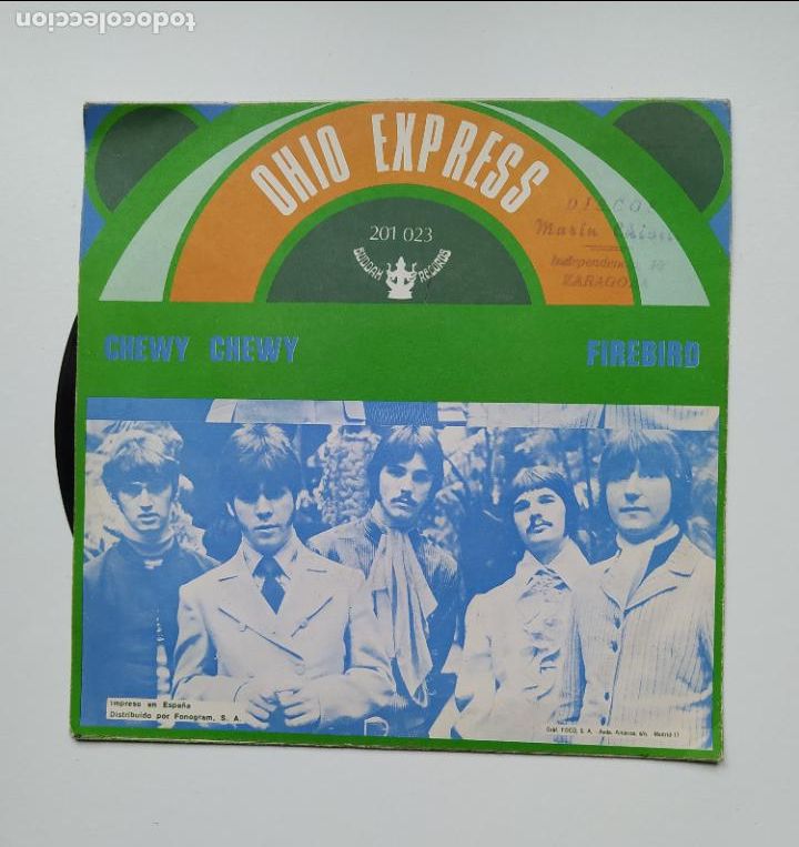 Discos de vinilo: Ohio Express - Chewy Chewy. Single. TDKDS25A - Foto 2