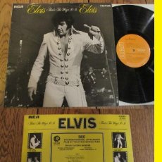 Discos de vinilo: ELVIS PRESLEY - THAT'S THE WAY IT IS 1971 !! RARO OFICIAL ORG EDIT UK RCA, EXC