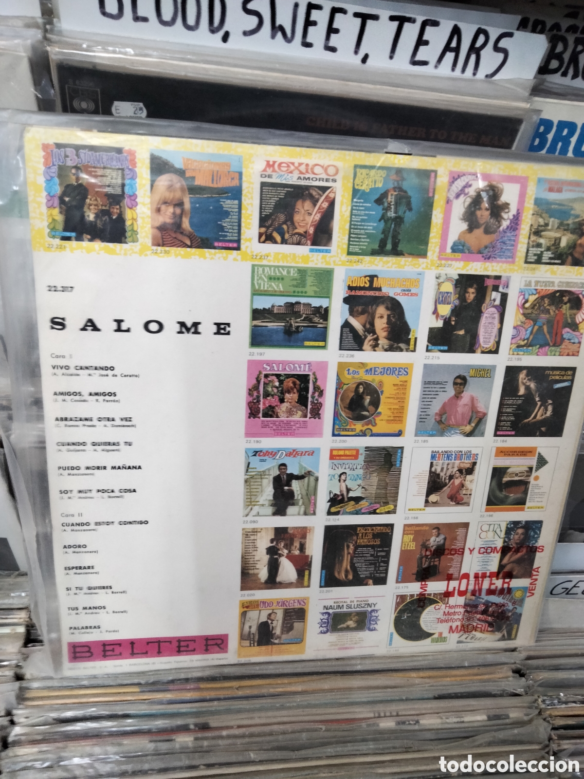 Discos de vinilo: Salom&eacute; vivo cantando - Foto 2