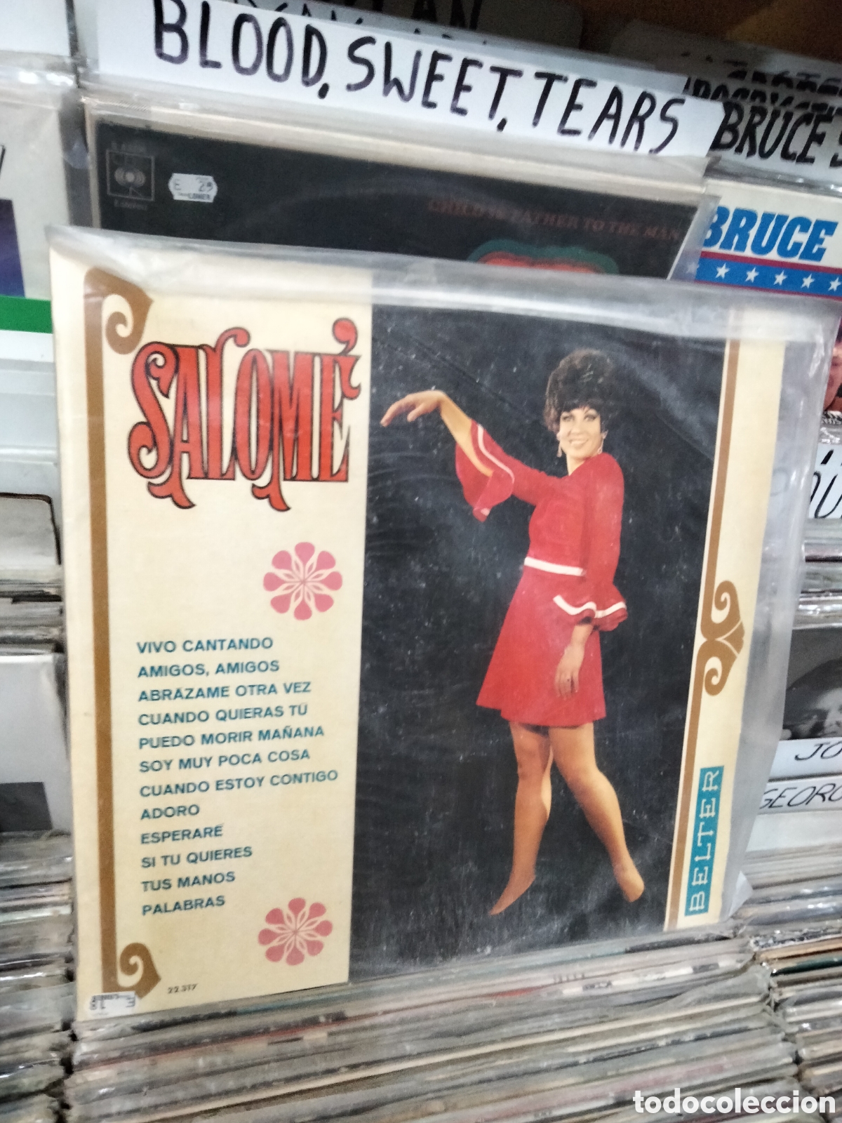 Discos de vinilo: Salom&eacute; vivo cantando - Foto 1