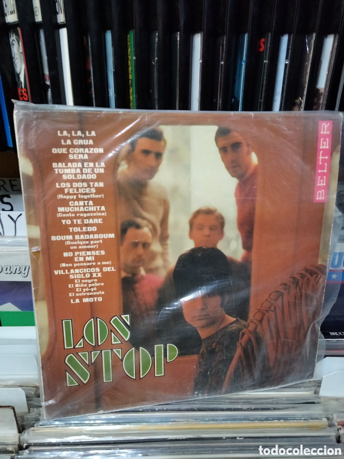 Discos de vinilo: Los stop la la la la gr&uacute;a - Foto 1
