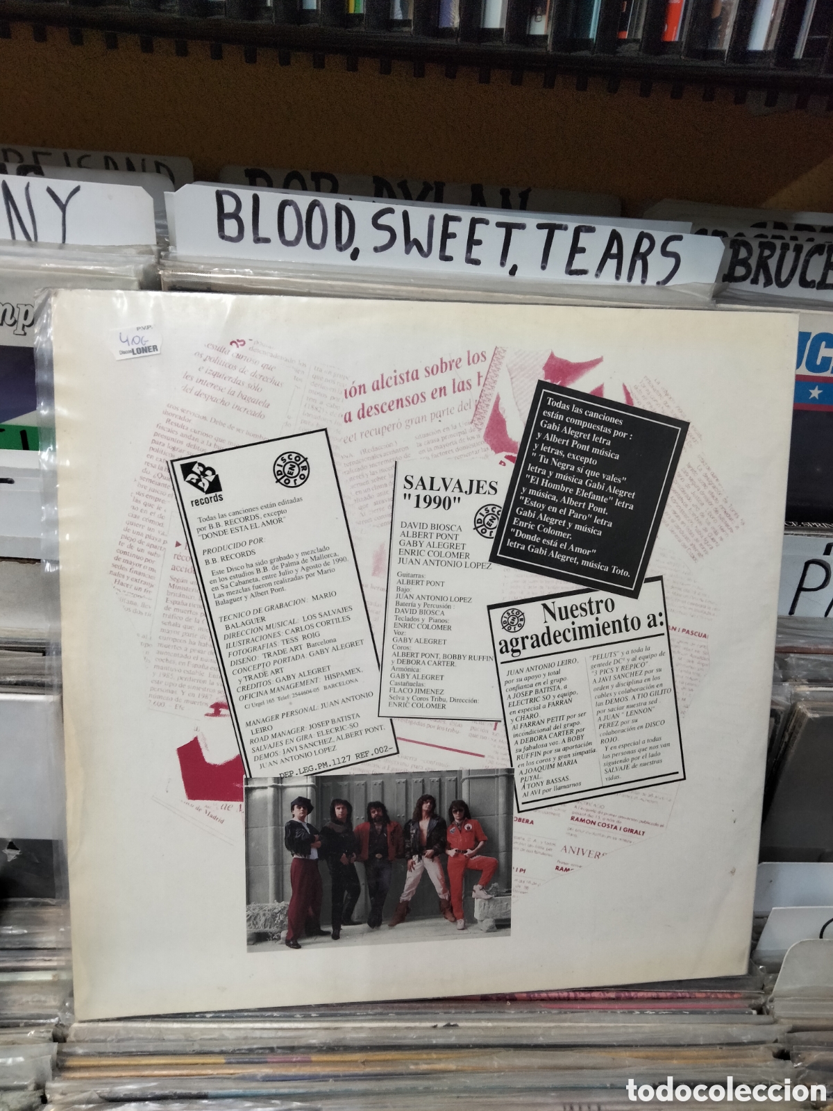 Discos de vinilo: Los salvajes disco en rojo - Foto 2