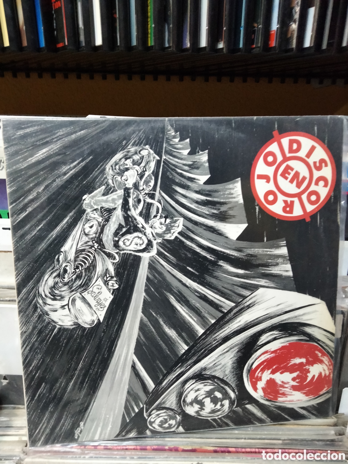 Discos de vinilo: Los salvajes disco en rojo - Foto 1
