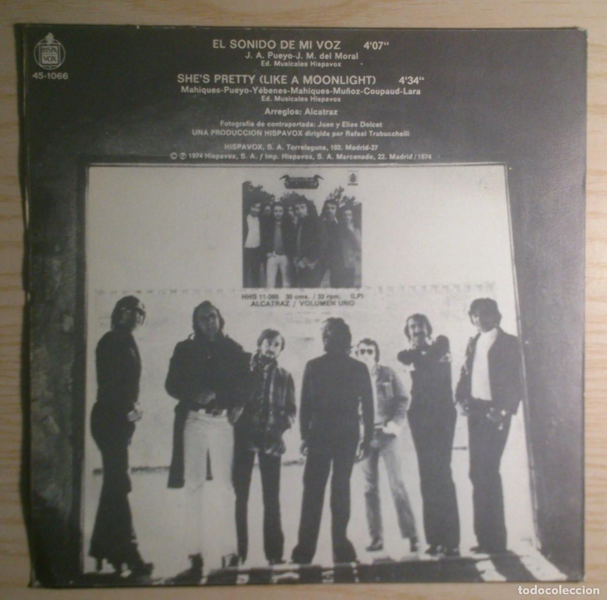 Discos de vinilo: ALCATRAZ EL SONIDO DE MI VOZ - Foto 2
