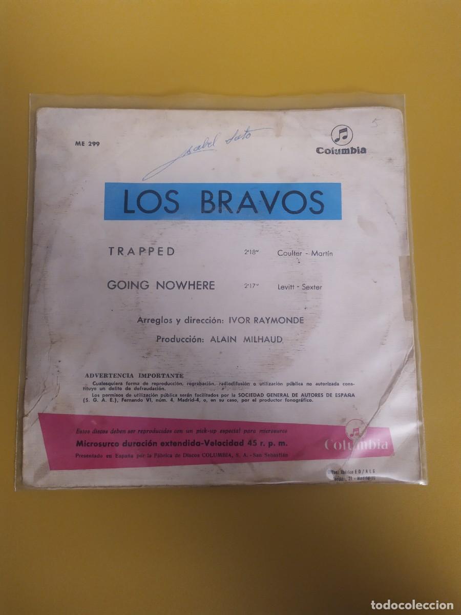 Discos de vinilo: Los Bravos - Trapped / Going nowhere 1966 - Foto 2
