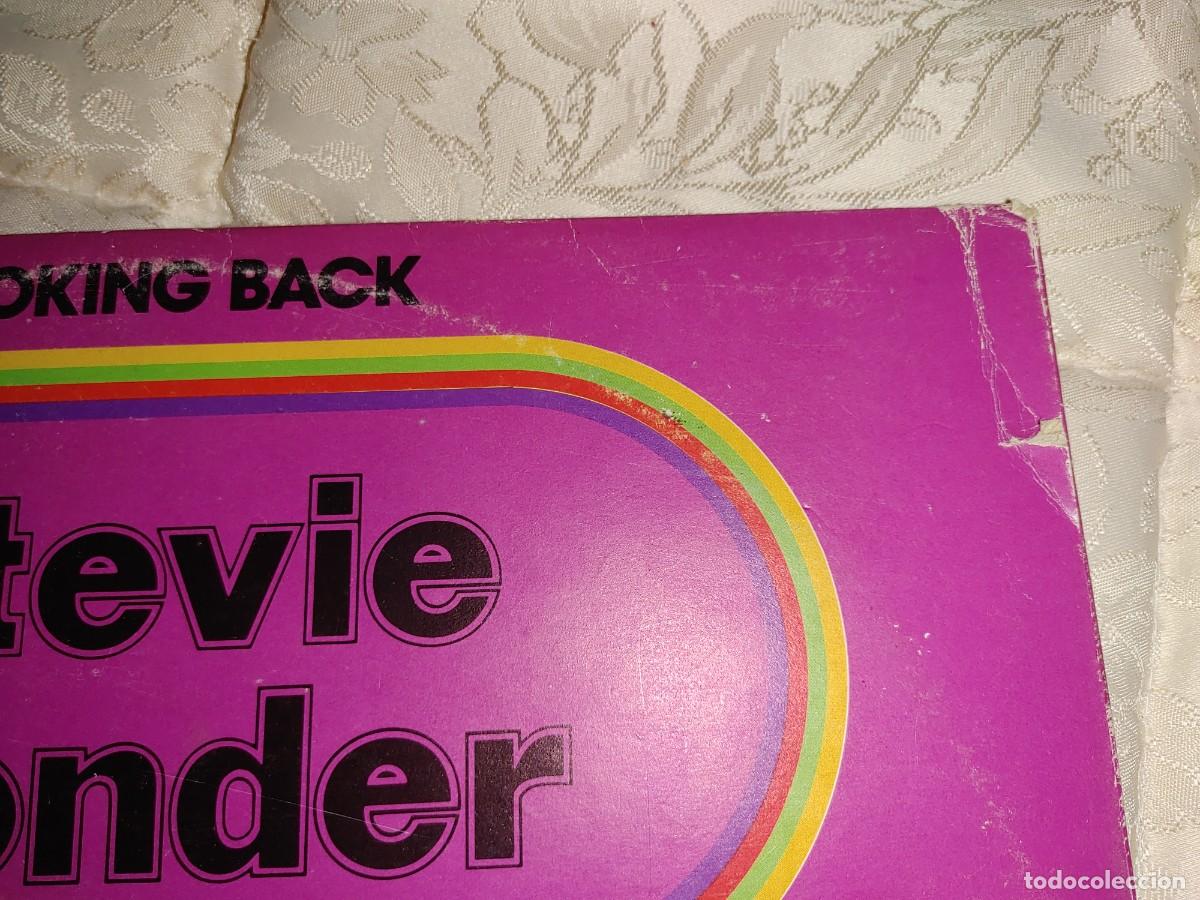 Discos de vinilo: STEVIE WONDER-LP TRIPLE LOOKING BACK - Foto 3