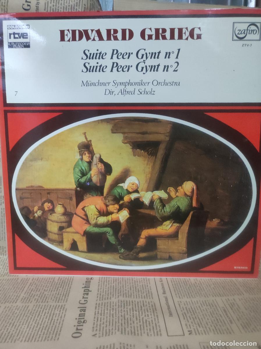 Discos de vinilo: EDVARD GRIEG SUITE PEER GYNT N1 Y N2 - Foto 1