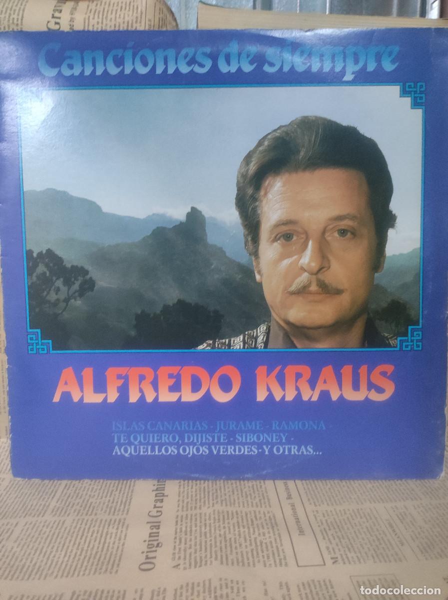 Discos de vinilo: Alfredo Kraus &ndash; Canciones De Siempre - Foto 1