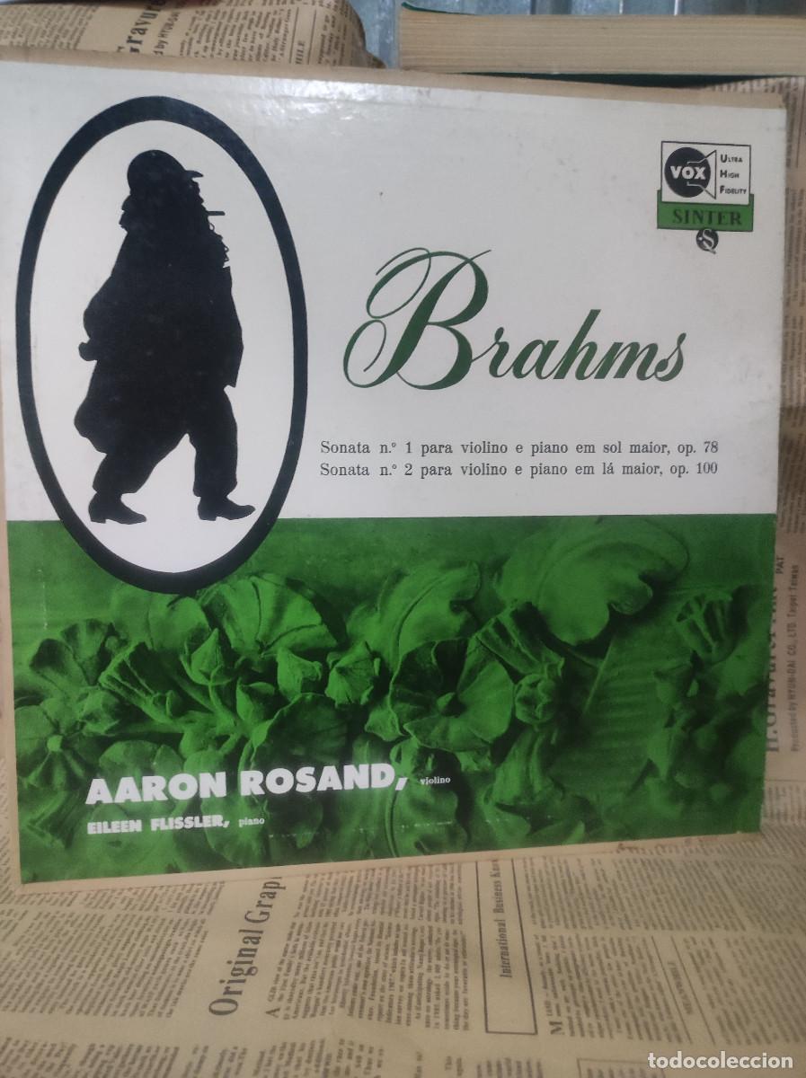 Discos de vinilo: BRAHMS AARON ROSAND EILEEN FISSLER VINILO - Foto 1