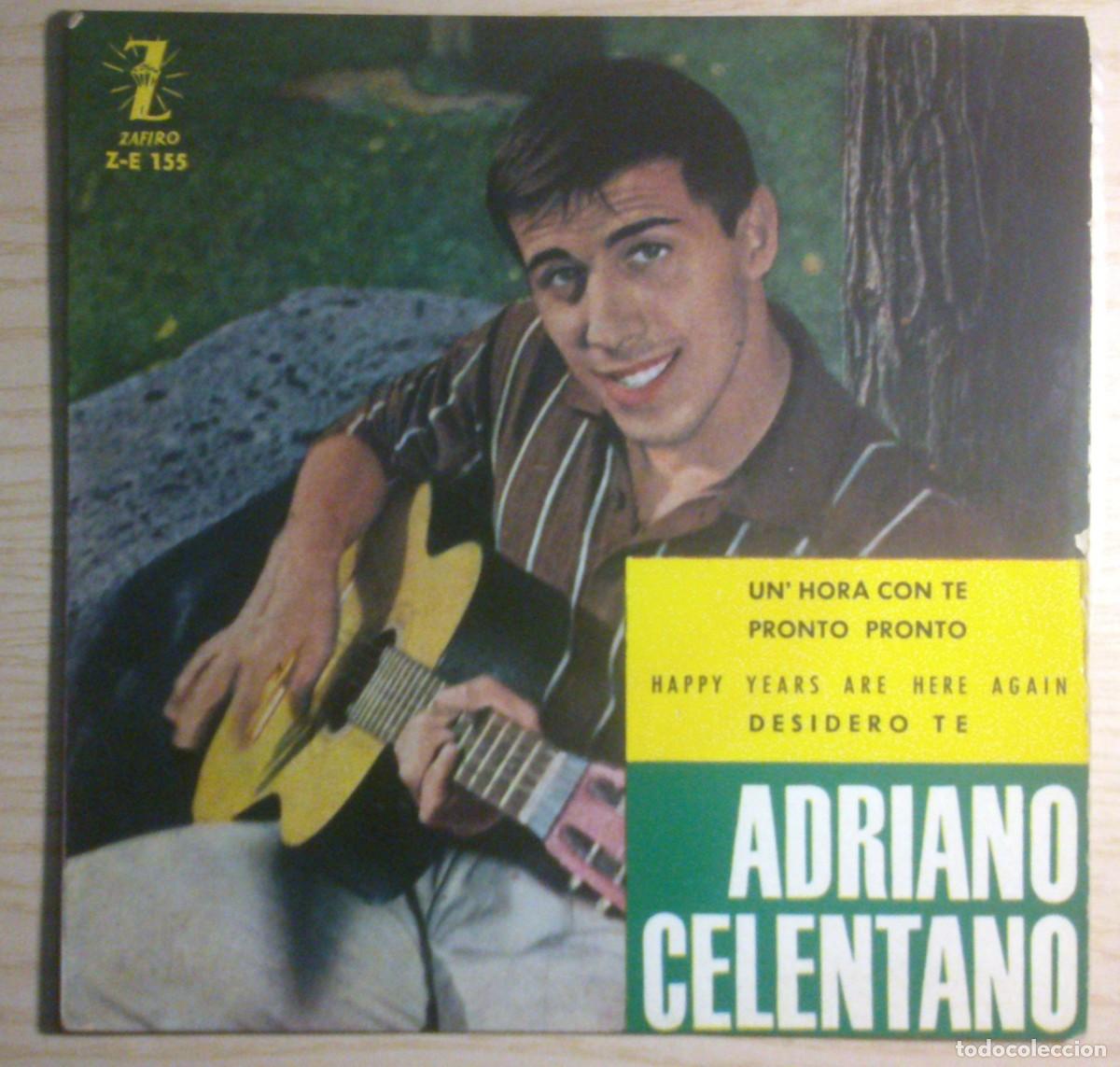 Discos de vinilo: ADRIANO CELENTANO UN ORA CON TE - Foto 1