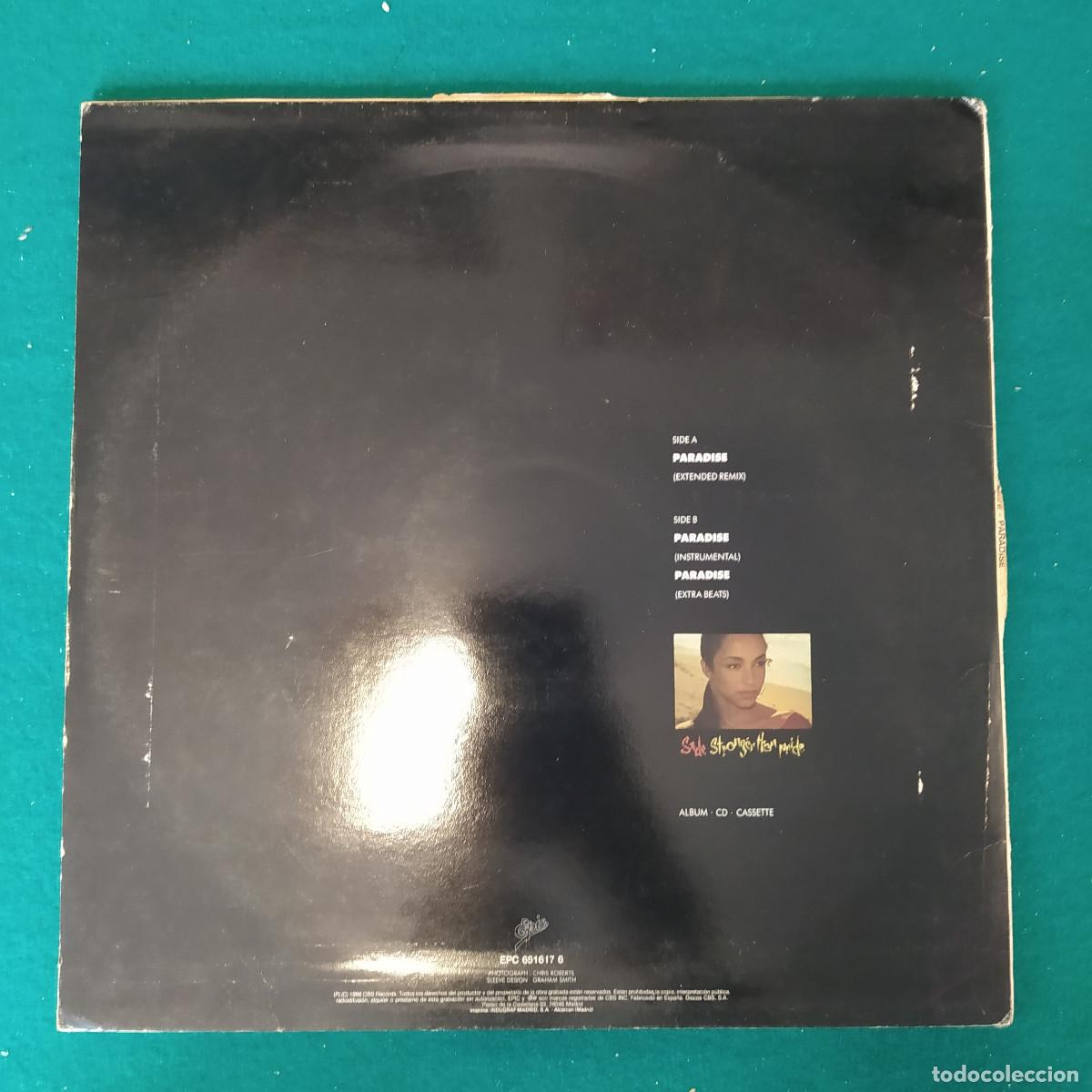 Discos de vinilo: Sade &ndash; Paradise ..... - Foto 2