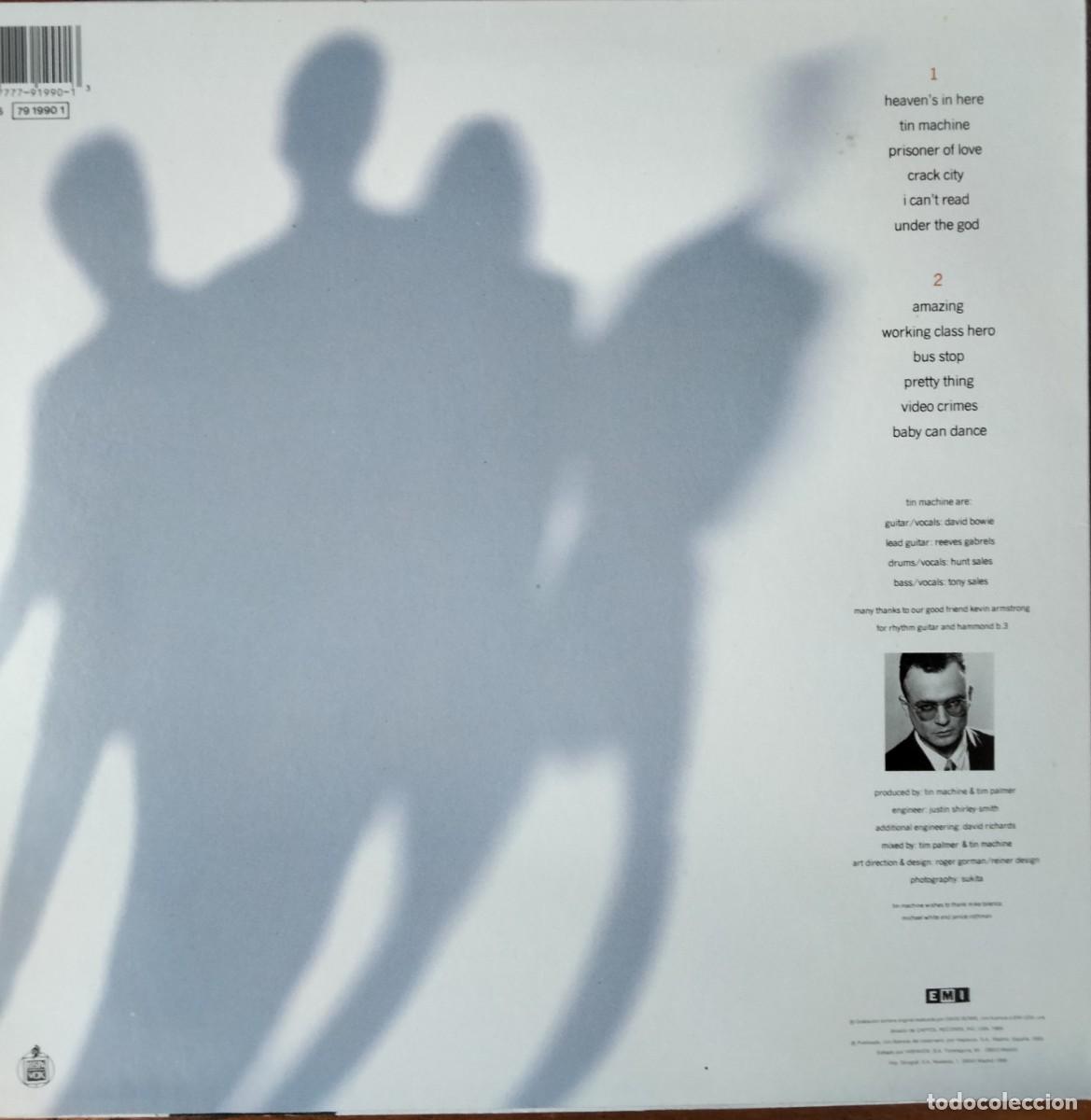 Discos de vinilo: LP TIN MACHINE, CON DAVID BOWIE - Foto 2