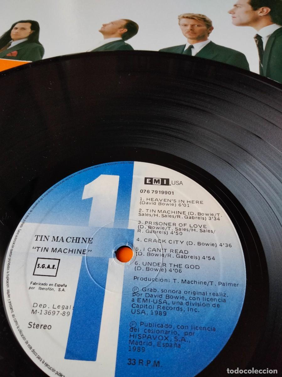 Discos de vinilo: LP TIN MACHINE, CON DAVID BOWIE - Foto 4