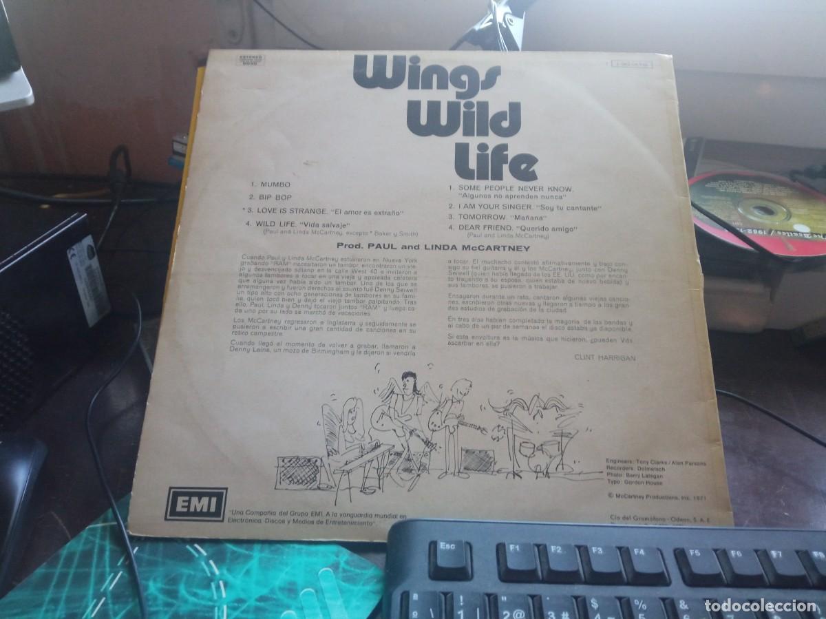 Discos de vinilo: Wings wild Life EMI Espa&ntilde;a 1971 - Foto 2