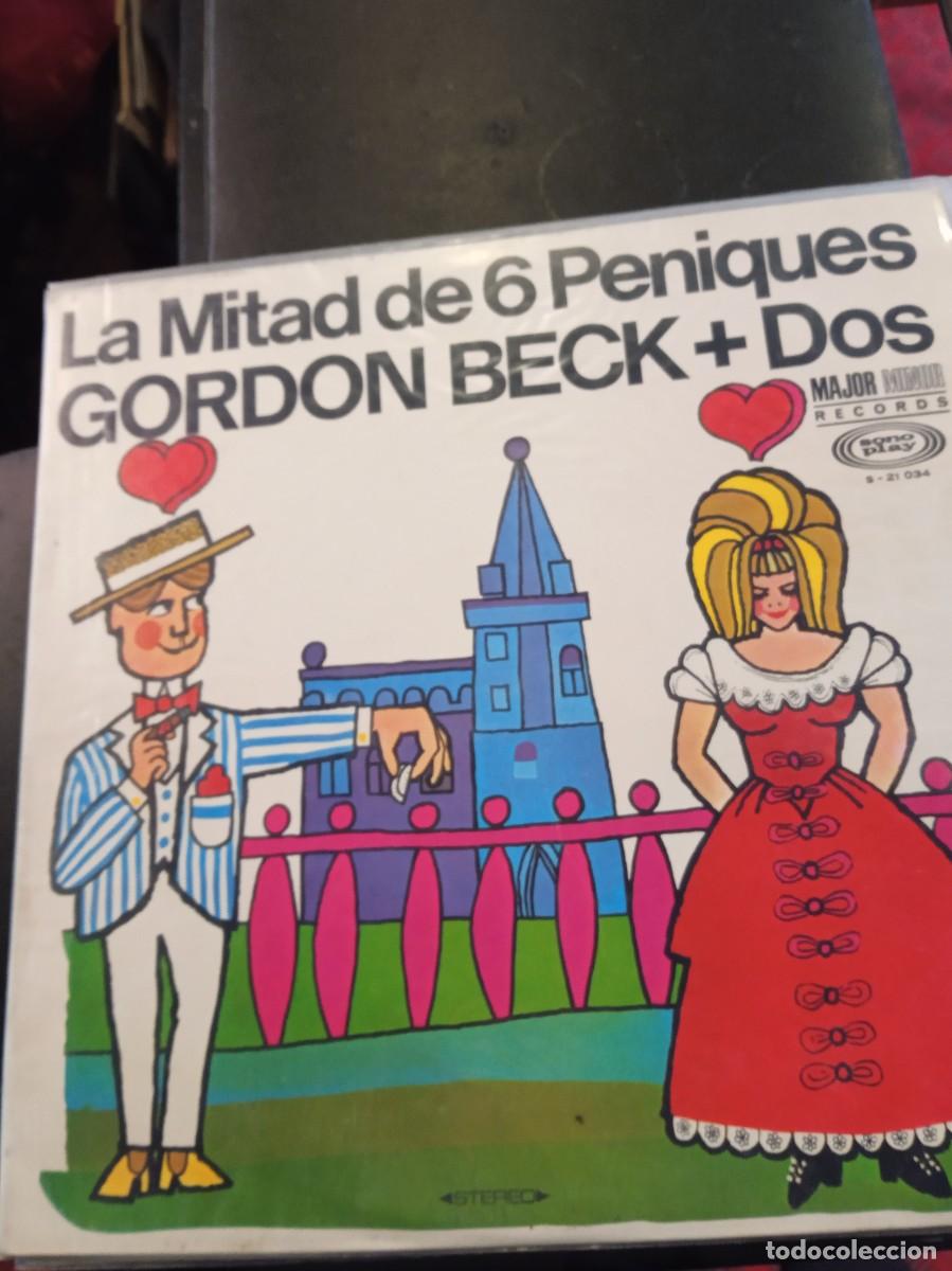 Discos de vinilo: GORDON BECK + DOS- LA MITAD DE 6 PENIQUES. LP - Foto 1