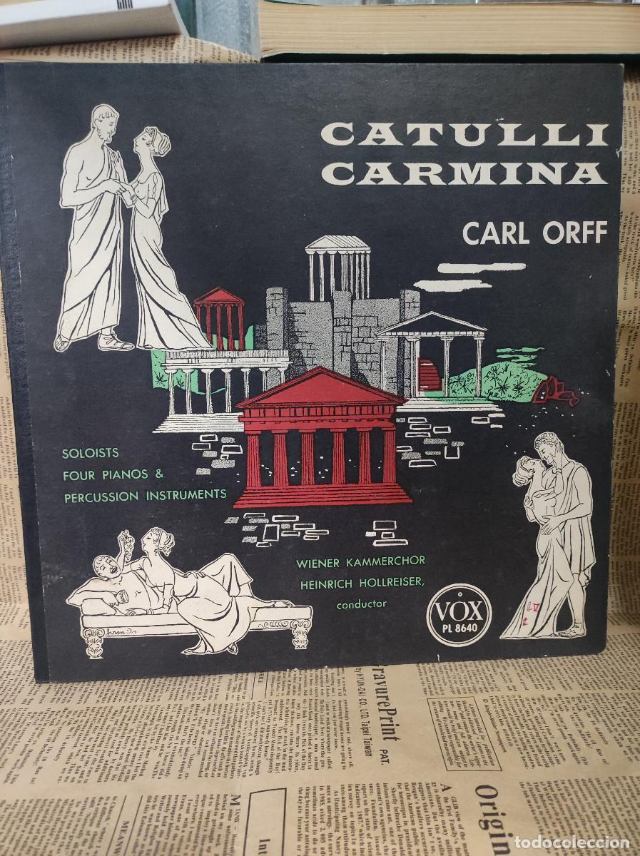 Discos de vinilo: CATULLI CARMINA CARL ORFF - Foto 1