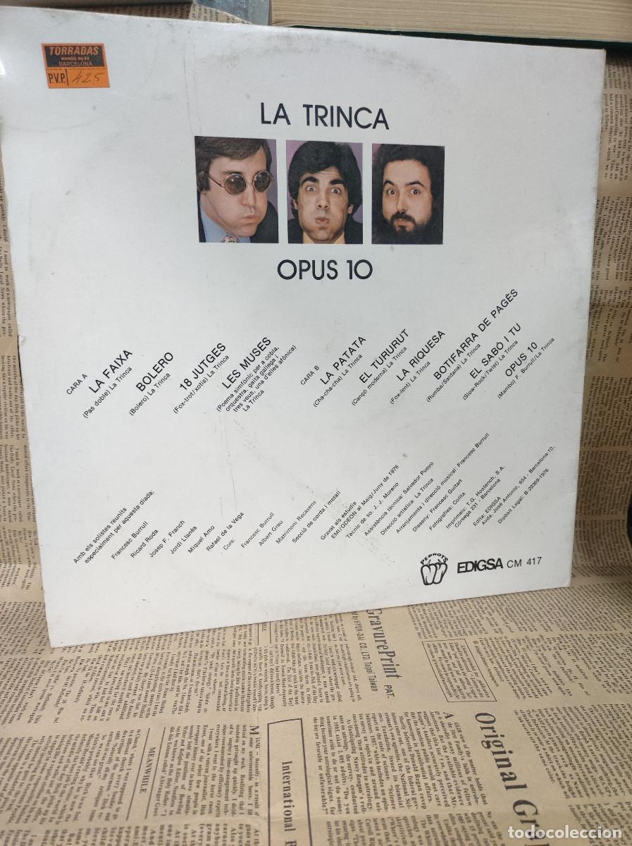 Discos de vinilo: La Trinca &ndash; Opus 10 - Foto 2