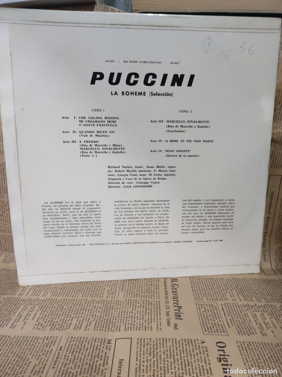 Discos de vinilo: Giacomo Puccini &ndash; La Boheme - Foto 2
