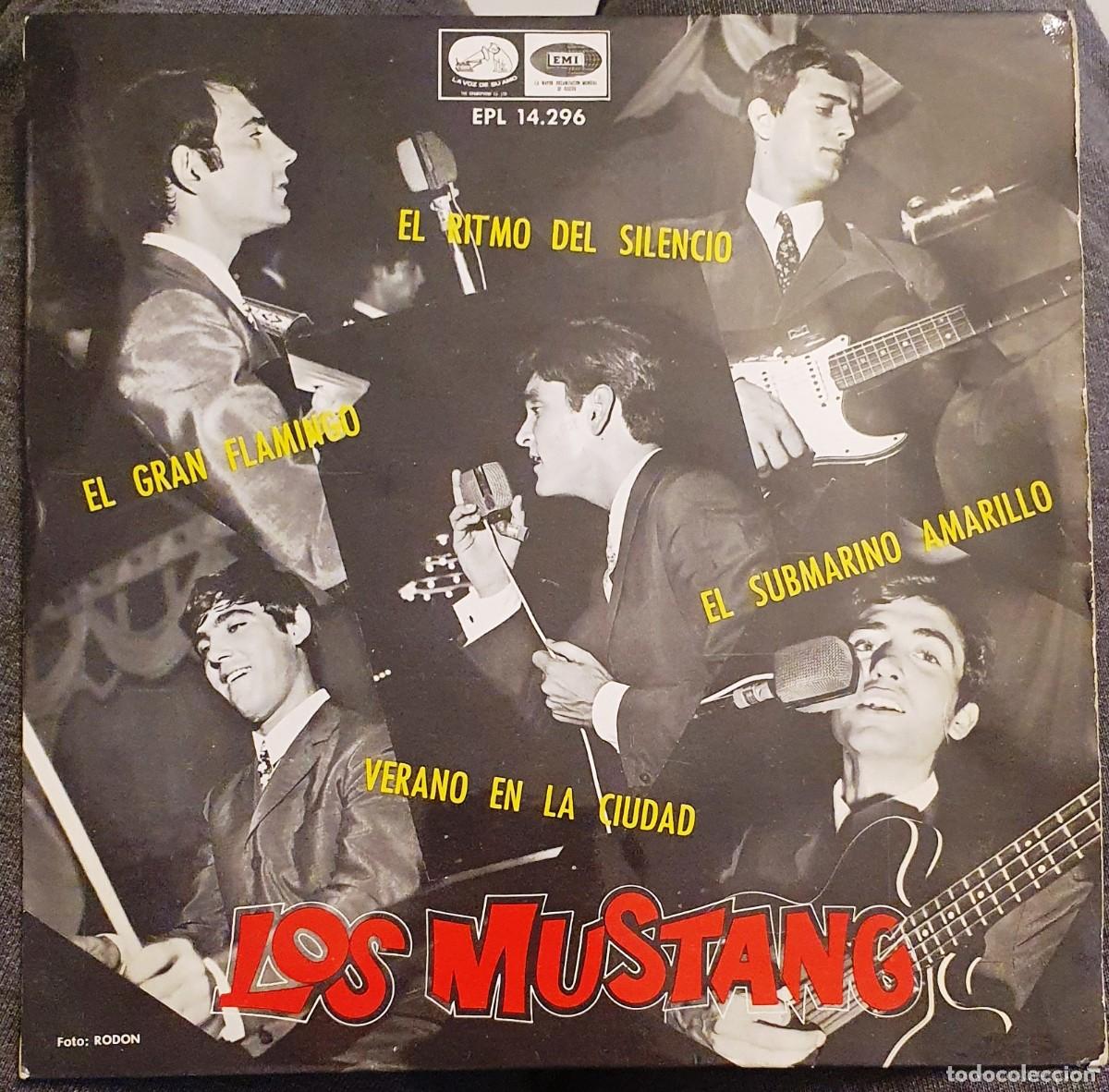 Discos de vinilo: DISCO SINGLES LOS MUSTANG. EL RITMO DEL SILENCIO. - Foto 1